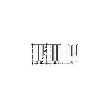 Te Connectivity 4P MOD II SHROUDED HEADER  RT ANG. 829163-4